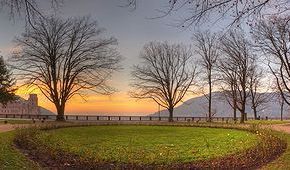 Heidelberger Schloss Scheffelterrasse Sunset